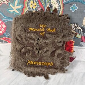 Harry Potter Monster Book of Monsters Plush Novelty Prop Magical Creature READ‎